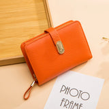 Leather Clutch Bag Wallet Cell Phone Pocket Long Purse