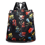Anti Theft Women Backpack Durable Fabric Oxford School Bag Pretty Style Girls Sc