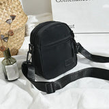 Canvas Bag Patchwork Crossbody Shoulder Zipper Mini Wallet Phone Ba