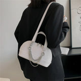 Crocodile Shell Bag Women Shoulder Handbag Crossbody Tote