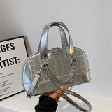 Crocodile Shell Bag Women Shoulder Handbag Crossbody Tote