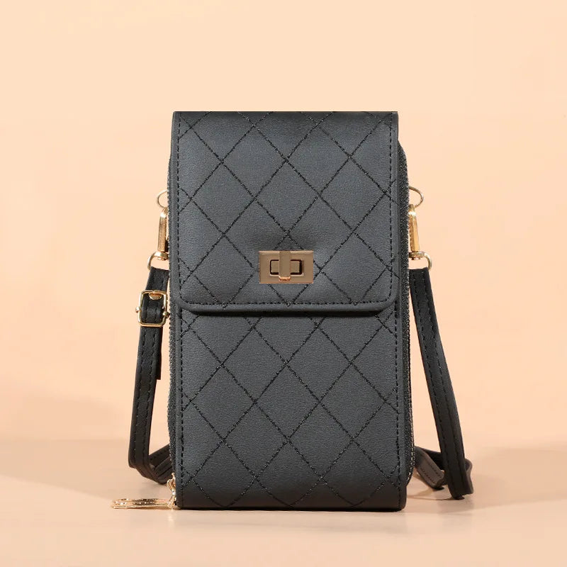 Mini Women Shoulder Bags PU Leather Phone Crossbody Bag Ladies Purse Clutch