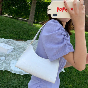 Casual Women Totes Shoulder Bag Leather Chain Handbag Shopping Bag