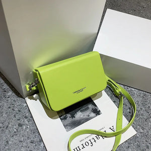 Small Square Bag Woman Ins Handbag Solid Shoulder Bag Crossbody