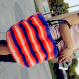 Plush Shoulder Bag Large Capacity Fluffy Crossbody Handbag