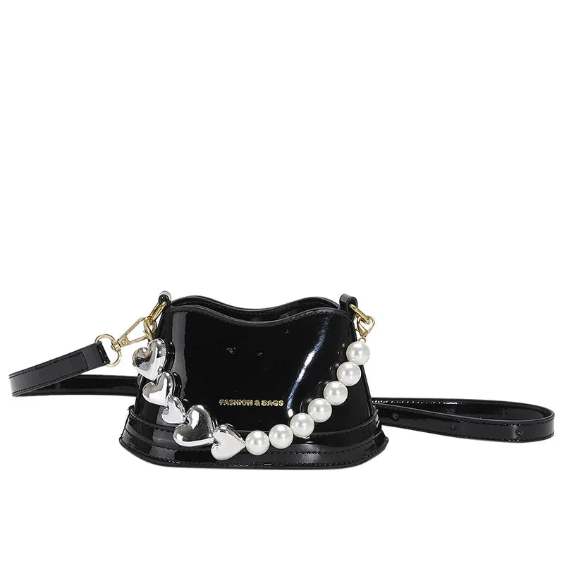 French Diamond Square Bag Handbag Noble Gem Shoulder Bag