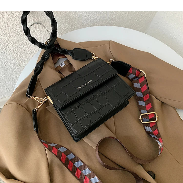 French Retro Messenger Bag Handbag Underarm Bag