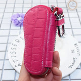 Cow Leather Bag Car Key Wallets for Women Housekeeper Holders