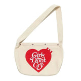Girls Don't Cry HUMAN Canvas Bag