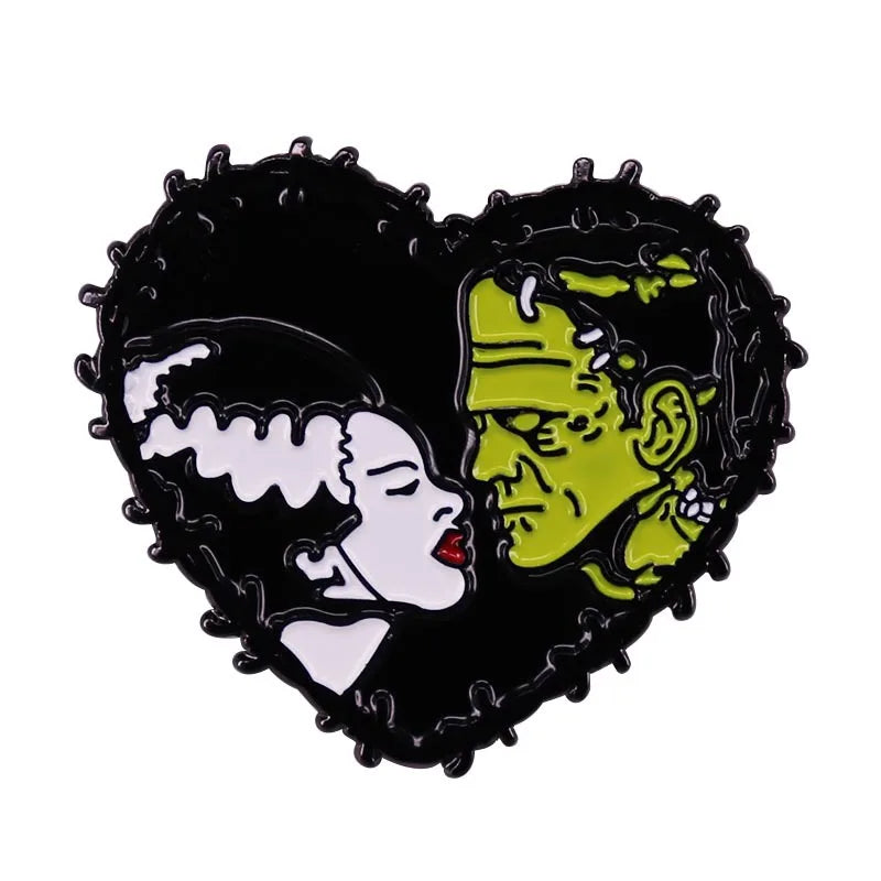 Halloween Metal Badges Horror Enamel Pins Decorate Backpack Hat Bag
