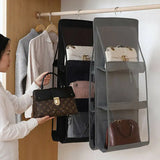 6 Pocket Handbag Organizer Storage for Closets