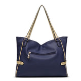 Retro Leather Tote Handbag for Women