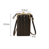 Elegant Small Leather Crossbody Bag for Women