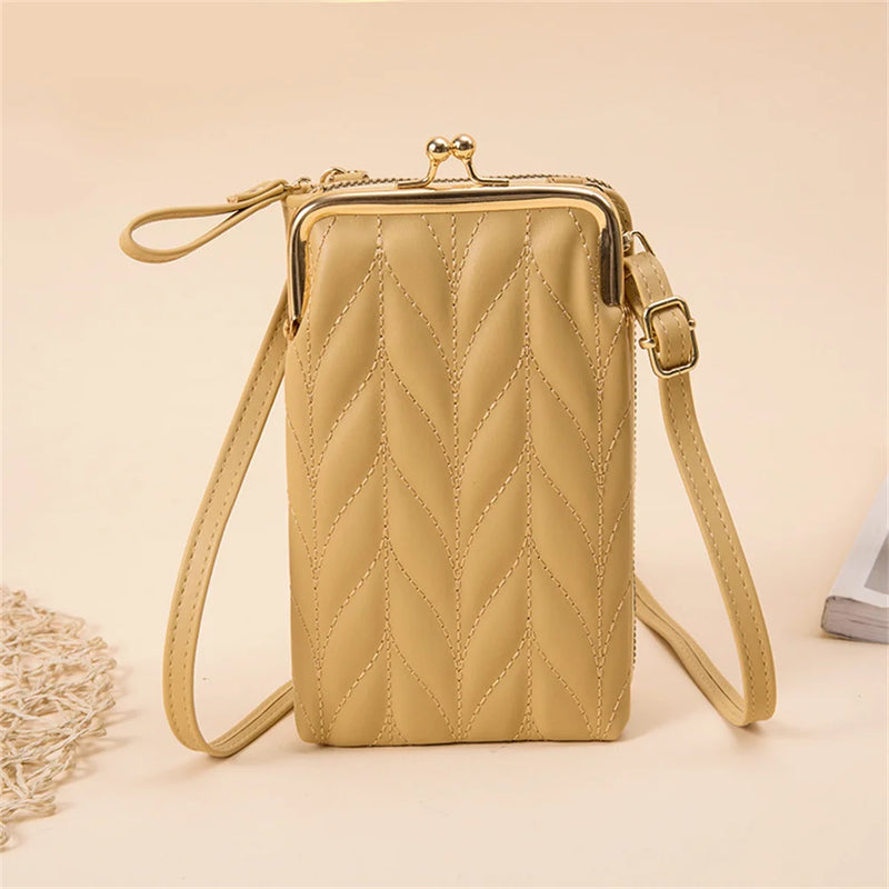 Elegant Small Leather Crossbody Bag for Women