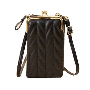 Elegant Small Leather Crossbody Bag for Women