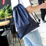 Large Capacity Waterproof Drawstring Backpack Outdoor Storage Bag