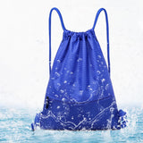 Large Capacity Waterproof Drawstring Backpack Outdoor Storage Bag