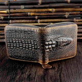 Crocodile Clutch Wallet Genuine Leather