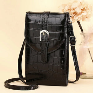Mini Crossbody Bags Women Cell Phone Bag Ladies Purse Soft Leather Flap