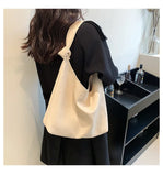 Women's PU Leather Tote Bag Large Capacity Shoulder Purse