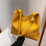 Women's PU Leather Tote Bag Large Capacity Shoulder Purse
