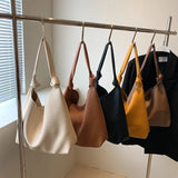 Women's PU Leather Tote Bag Large Capacity Shoulder Purse