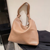 Women's PU Leather Tote Bag Large Capacity Shoulder Purse