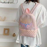 Sequin Glitter Bling Backpacks PU Leather Women Shoulder Bag