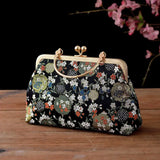 Vintage Women's Strawberry Flower Crossbody Bag