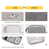 Travel Cable Storage Organizer Pouch Waterproof Carry Case