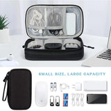 Travel Organizer Bag Cable Storage Pouch Waterproof Double Layers Storage Bags