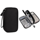 Travel Organizer Bag Cable Storage Carry Case Waterproof Double Layers