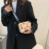 Cartoon Print Small Women's Messenger Bag Chain Crossbody B304