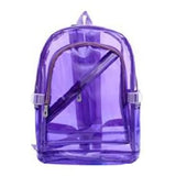Waterproof Transparent PVC School Backpack for Teenage Girls