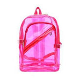 Waterproof Transparent PVC School Backpack for Teenage Girls