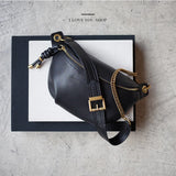 Women Bags Chain Leather Messenger Bag Shoulder Bag Female Capacity Zipper