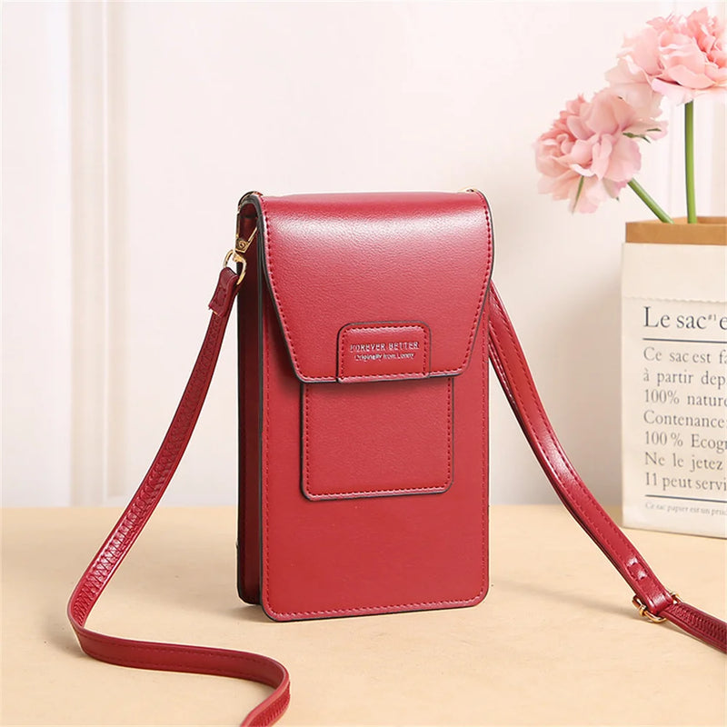 Women's Touch Screen Cell Phone Bag Wallet Shoulder Bags