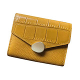 Short Leather Hasp Wallet Women Small Purse