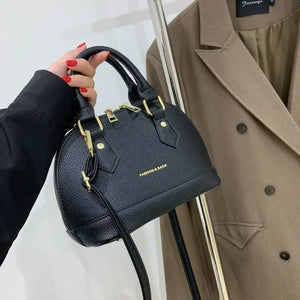Vintage PU Leather Crossbody Bag with Zippers Straps