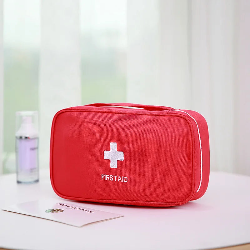 Travel First Aid Kit Bag Home Emergency Medical Survival Rescue Box
