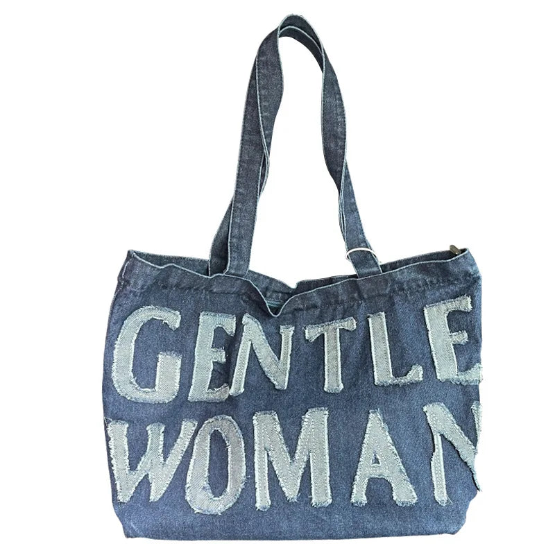 Casual Canvas Tote Shoulder Bags for Women