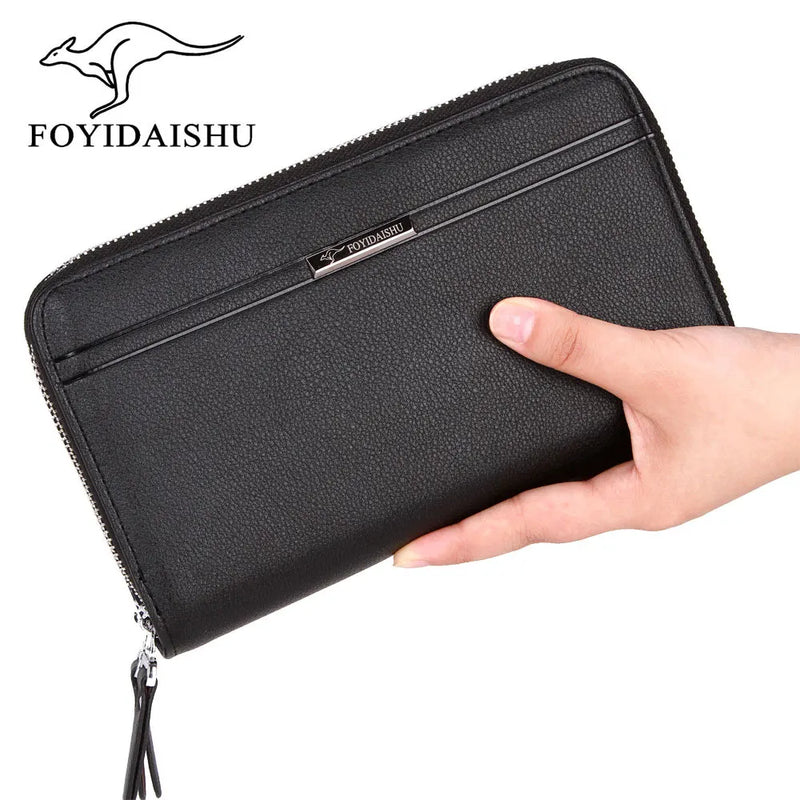Men Wallets Business Male Clutch Wallet Mobile Phone Bag Man