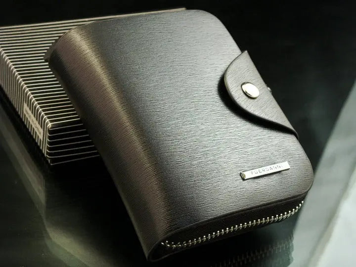 Men's Leather Bifold Wallet Clutch Purse