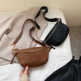 NEWDISCVRY Chain Fanny Pack Banana Waist Bag Belt Bag Women Waist Pack