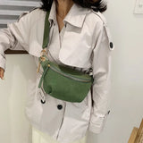 NEWDISCVRY Chain Fanny Pack Banana Waist Bag Belt Bag Women Waist Pack