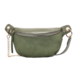 NEWDISCVRY Chain Fanny Pack Banana Waist Bag Belt Bag Women Waist Pack
