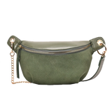 NEWDISCVRY Chain Fanny Pack Banana Waist Bag Belt Bag Women Waist Pack