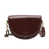 Vintage Small Shoulder Messenger Bag High-quality PU Leather Women Handbag