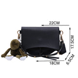 Women Crossbody Bag Handbag With Doll Female Shoulder Messenger Bags