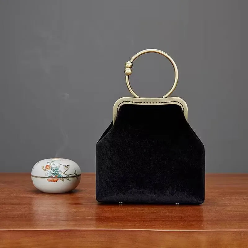 Chain Handle Tote Purse Handbag Lay Bag for Women